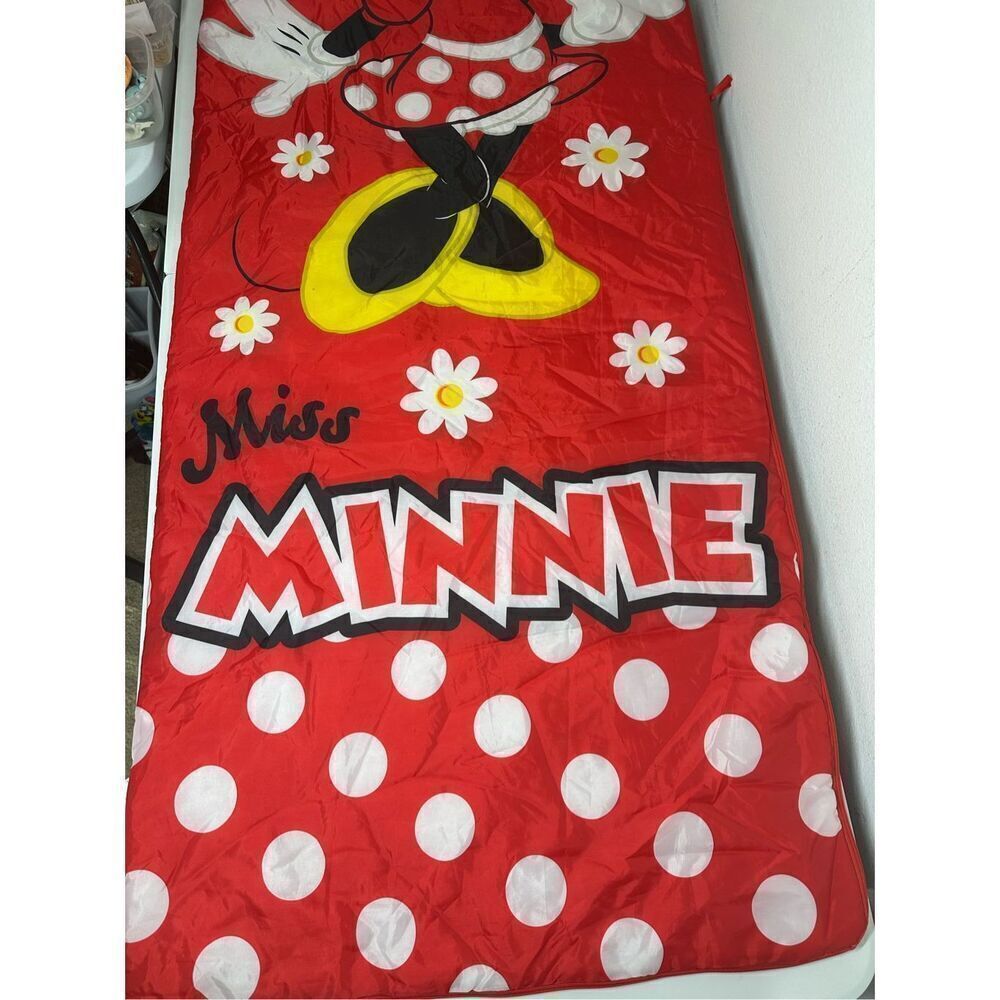 Vintage Disney Miss Minnie Mouse Sleeping Bag EUC